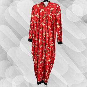 Rudolph the Red Nosed Reindeer Suit Size Large Women's Pajamas One Piece